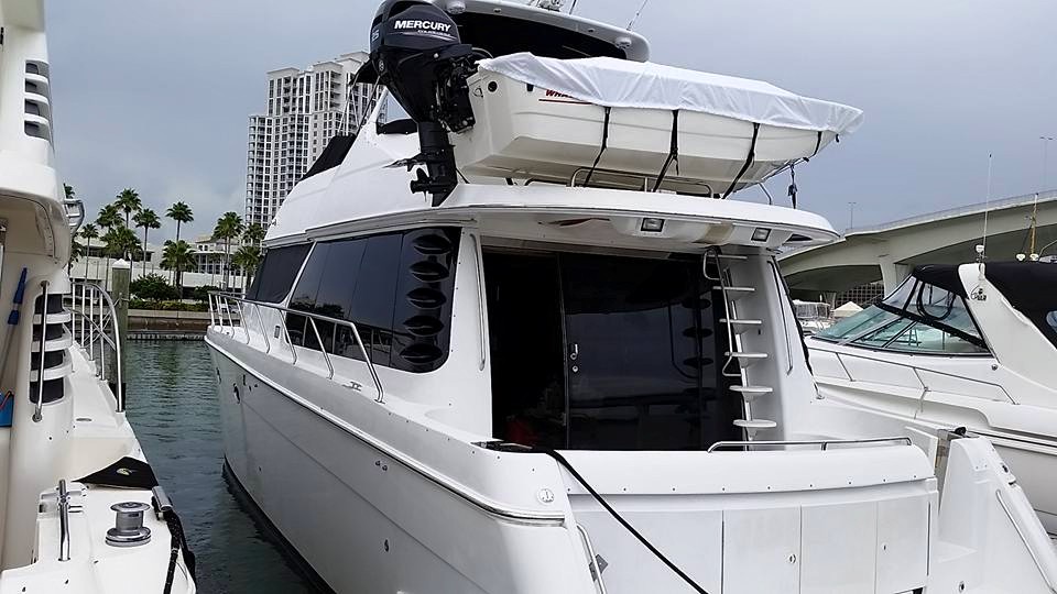 Yacht detailing at The Detail Depot in Clearwater FL