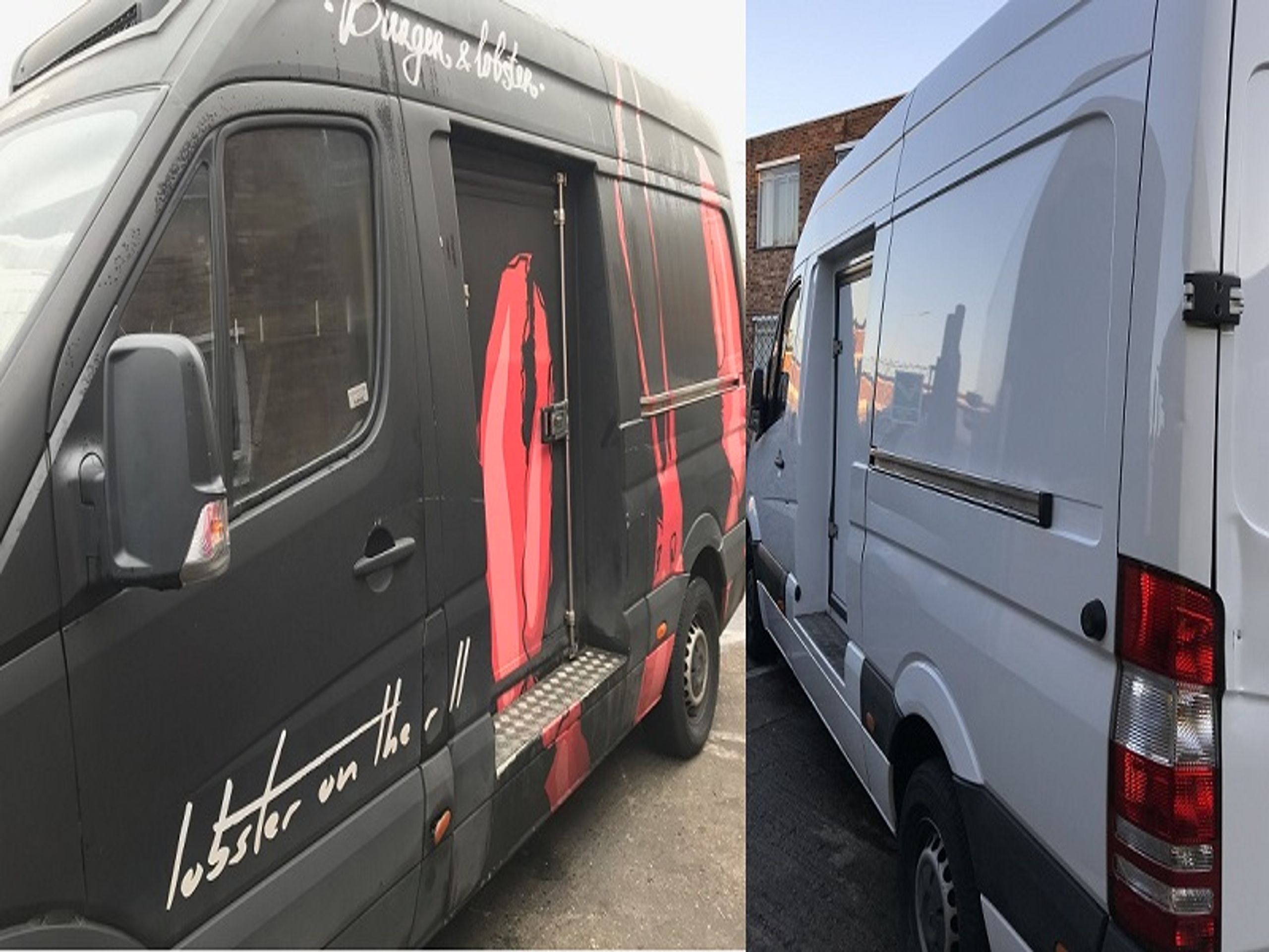 Vinyl wrap removal at The Detail Depot in Clearwater FL